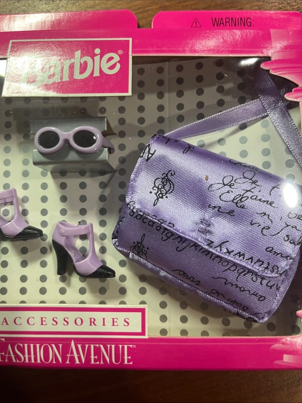 Barbie lavender satin